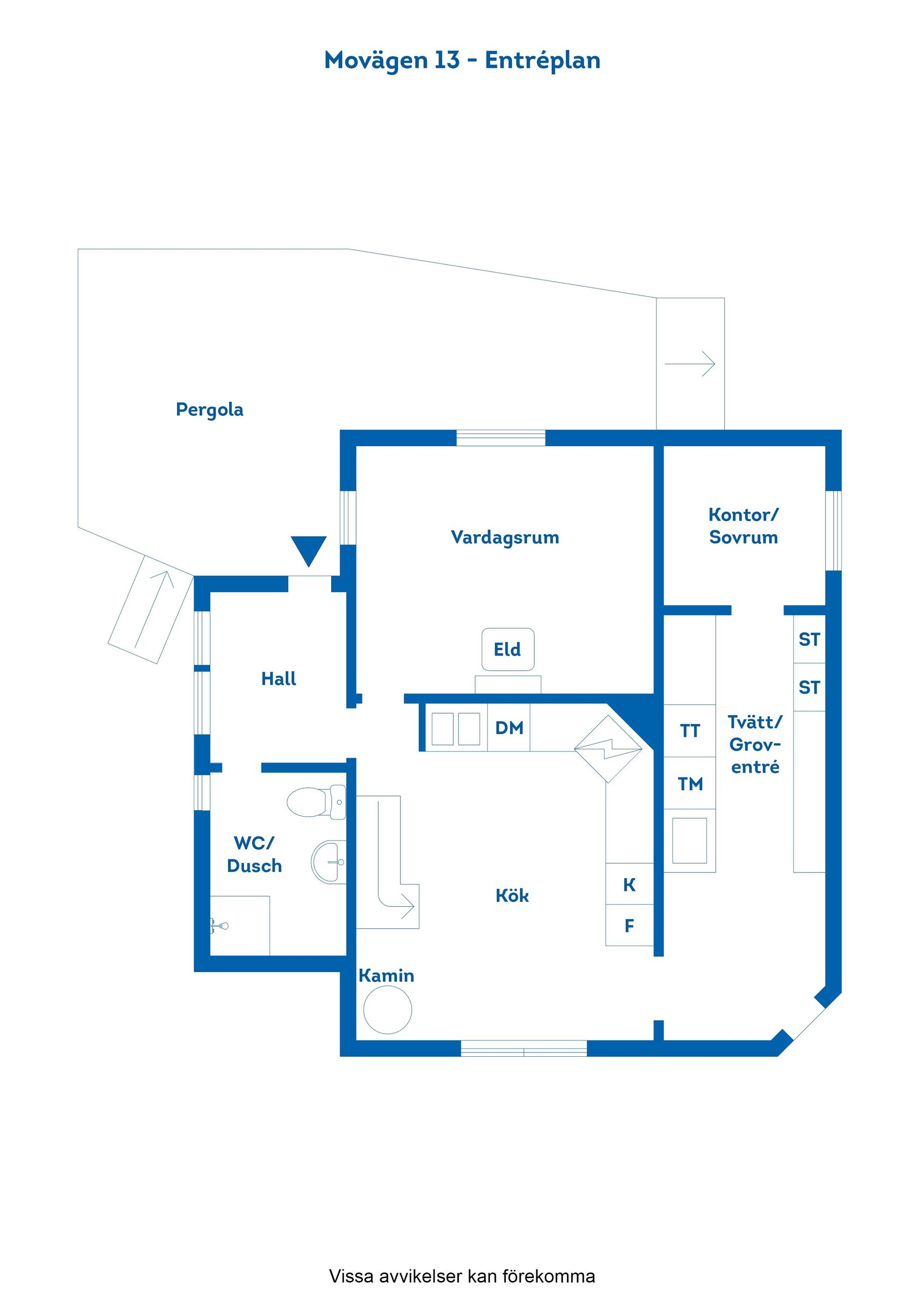 Villa, Movägen 13, Krokek, Norrköping