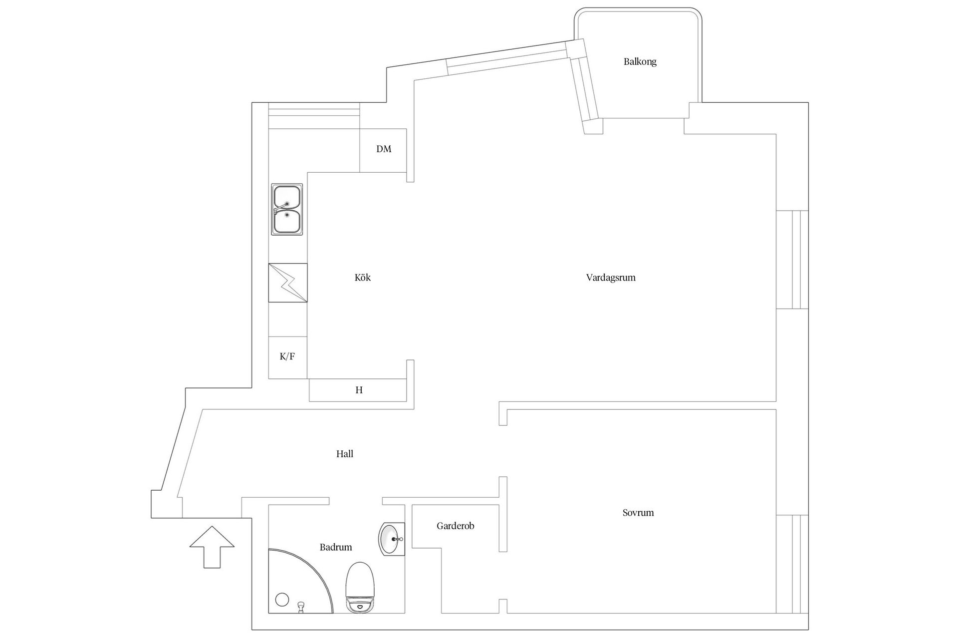 Bostadsrätt, Möregatan 10, Södermalm Katarina, Stockholm