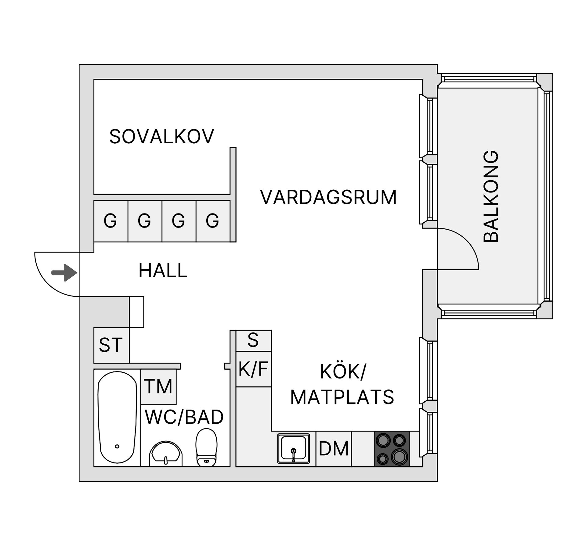 Bostadsrätt, Skarpövägen 15, Västra Orminge, Nacka