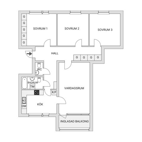 Bostadsrätt, Kungssätravägen 34, Sätra - Skärholmen, Stockholm