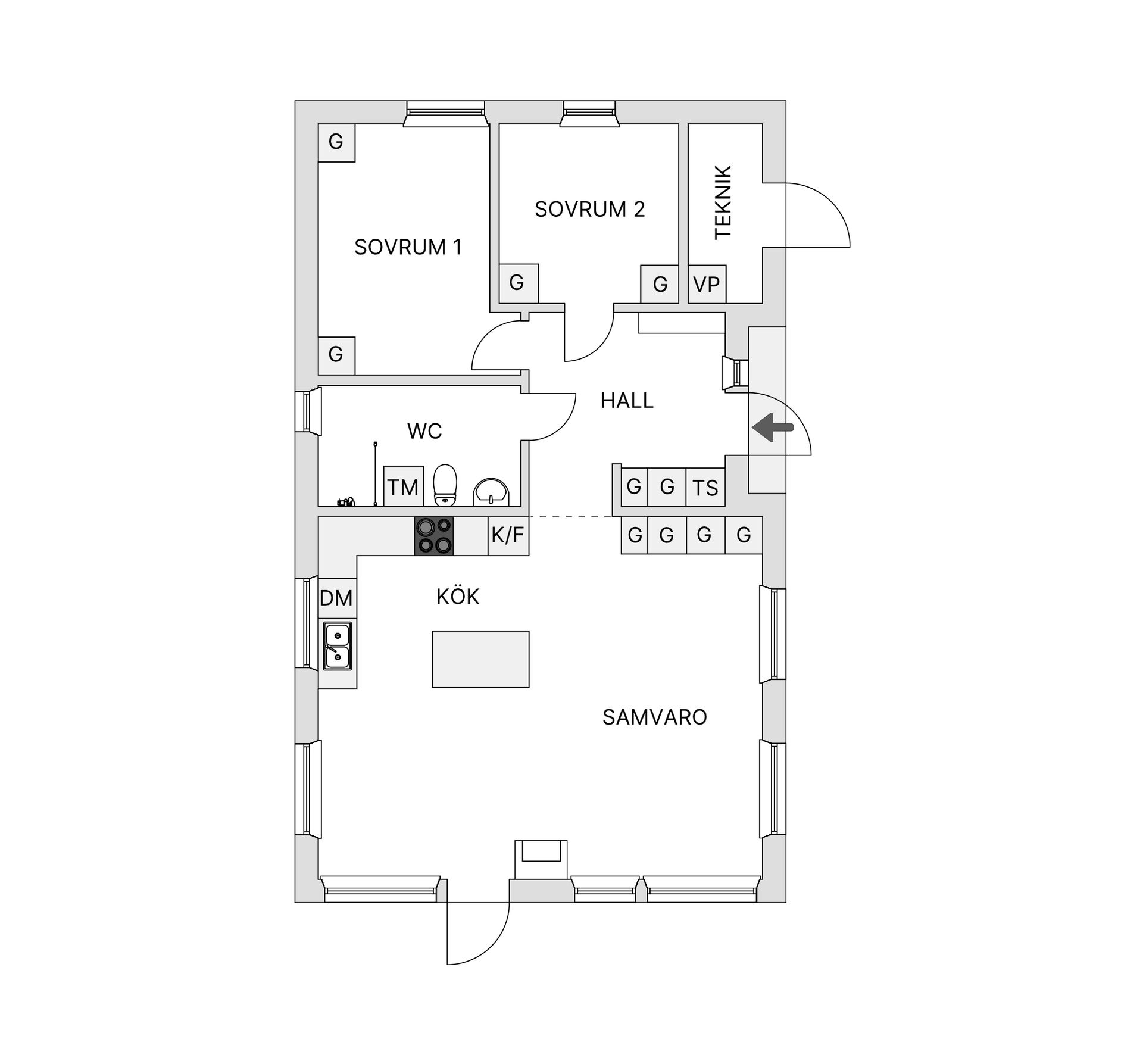 Fritidshus, Gissmisvägen 3, Grönfjäll, Vilhelmina