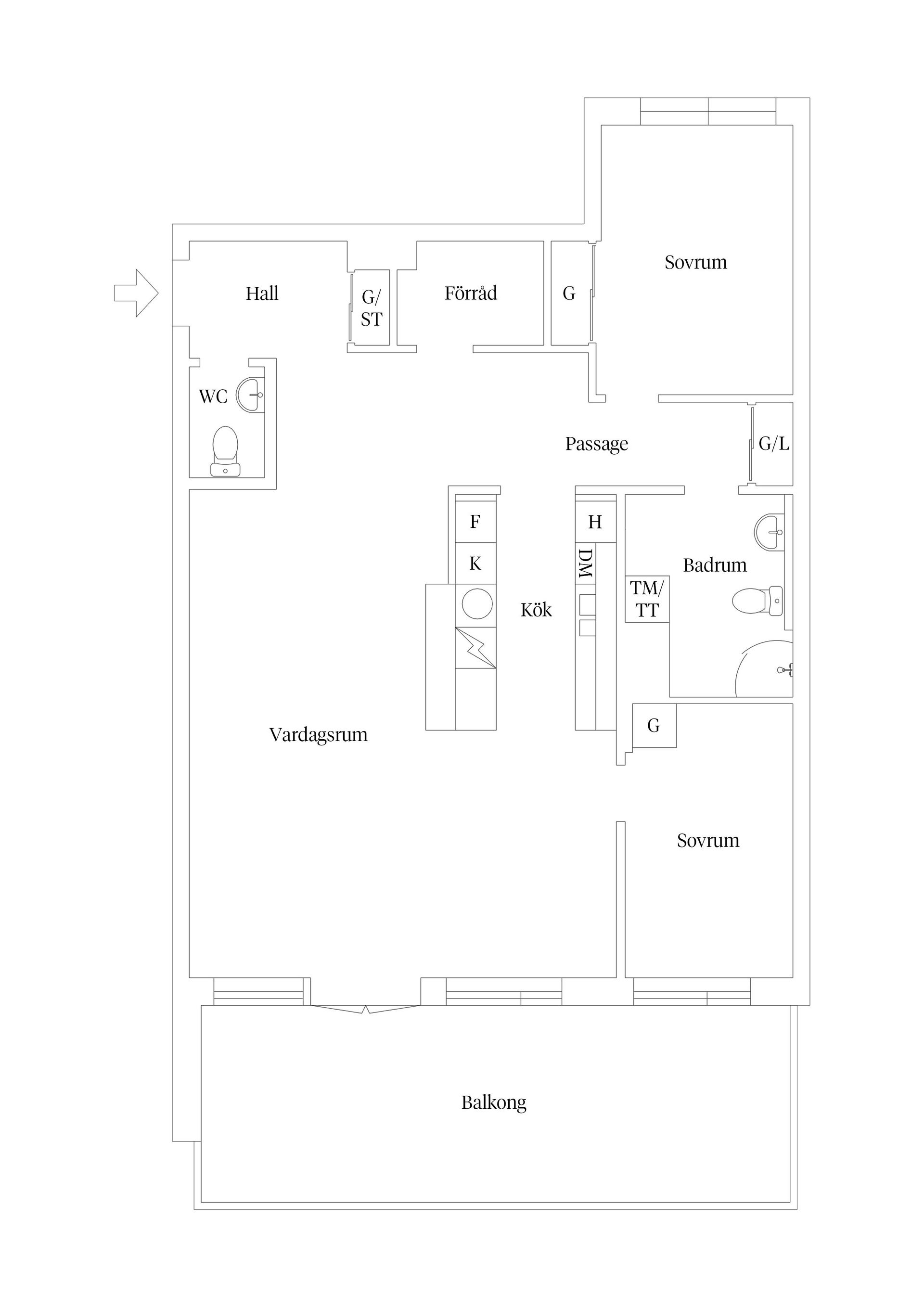 Bostadsrätt, Sågargatan 8C, Kungsängen, Uppsala