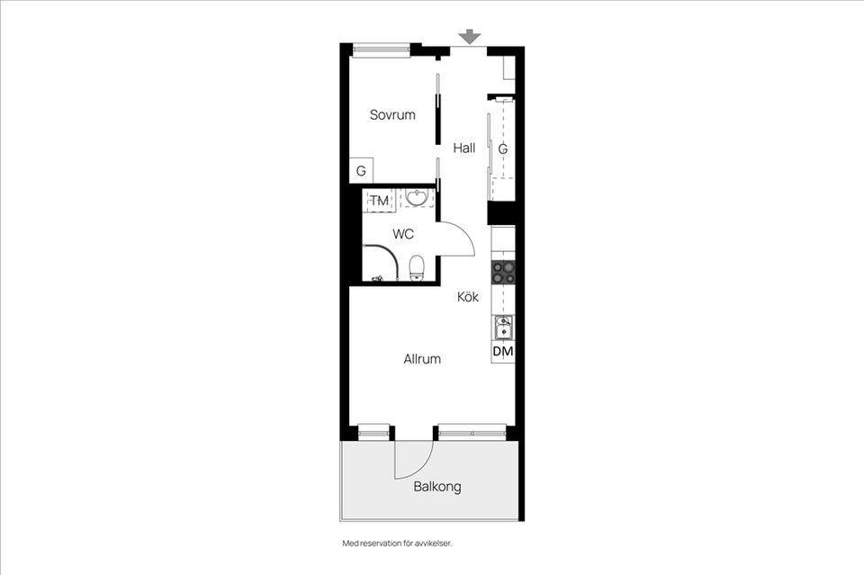 Bostadsrätt, Margit Sahlins Gata 1, Kapellgärdet, Uppsala