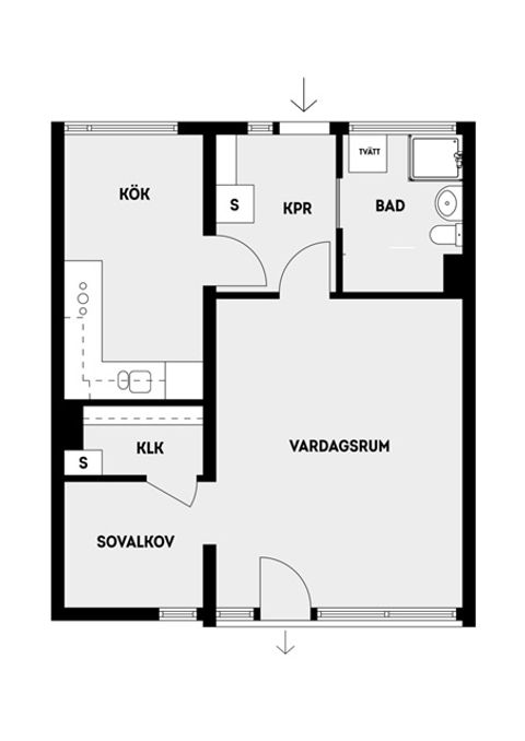 Bostadsrätt, Rosengårdsvägen 1, Rosengården, Vallentuna