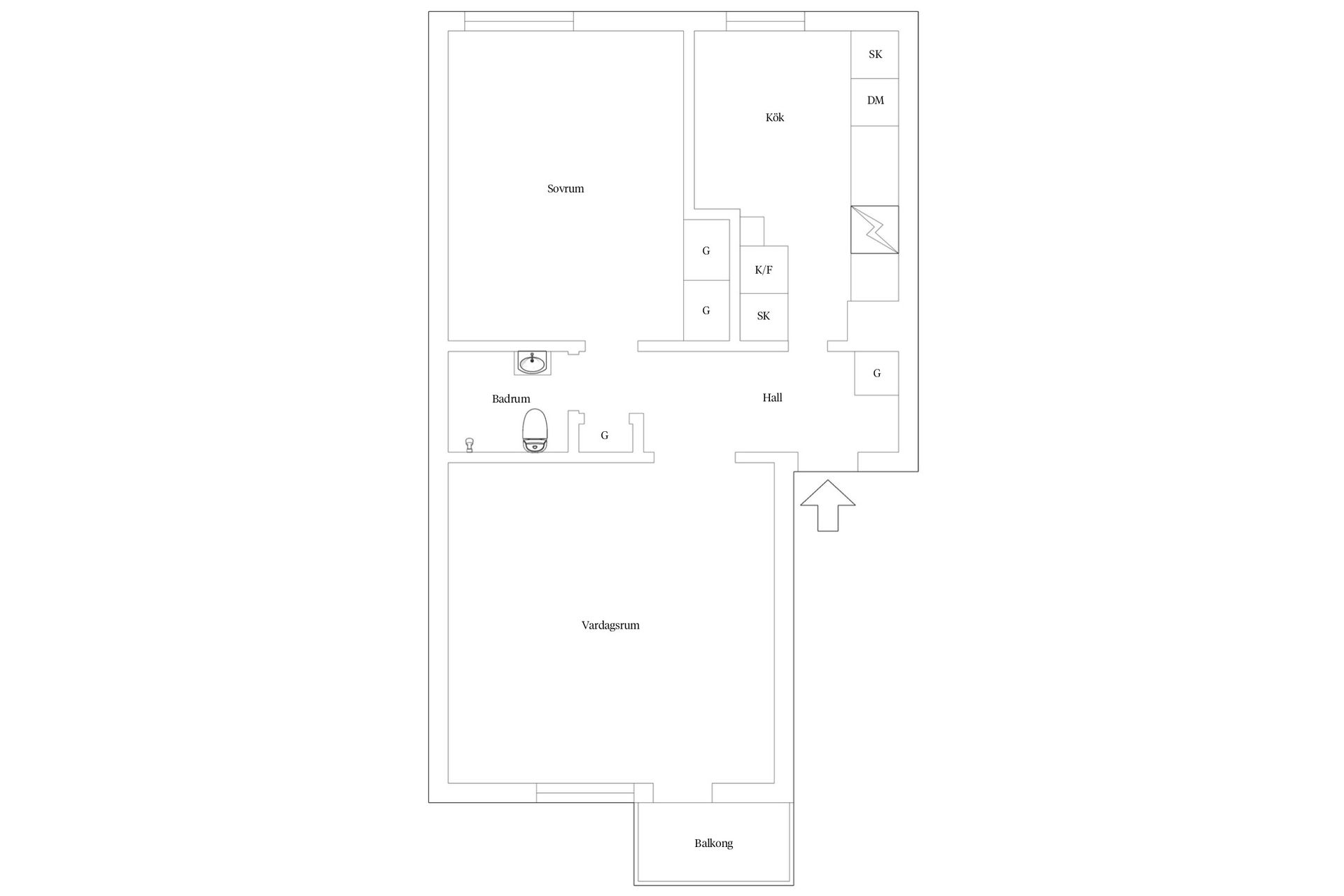 Bostadsrätt, Gullrisgatan 4A, Centrala Hisingen, Göteborg