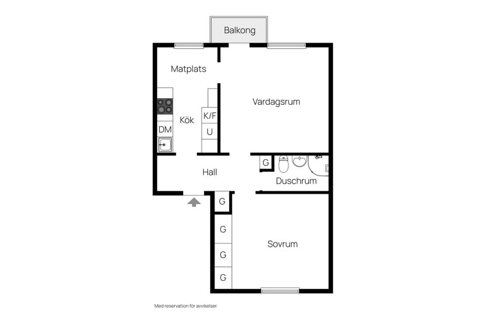 Bostadsrätt, Lännaplan 2 E, Lännaplan, Gotland