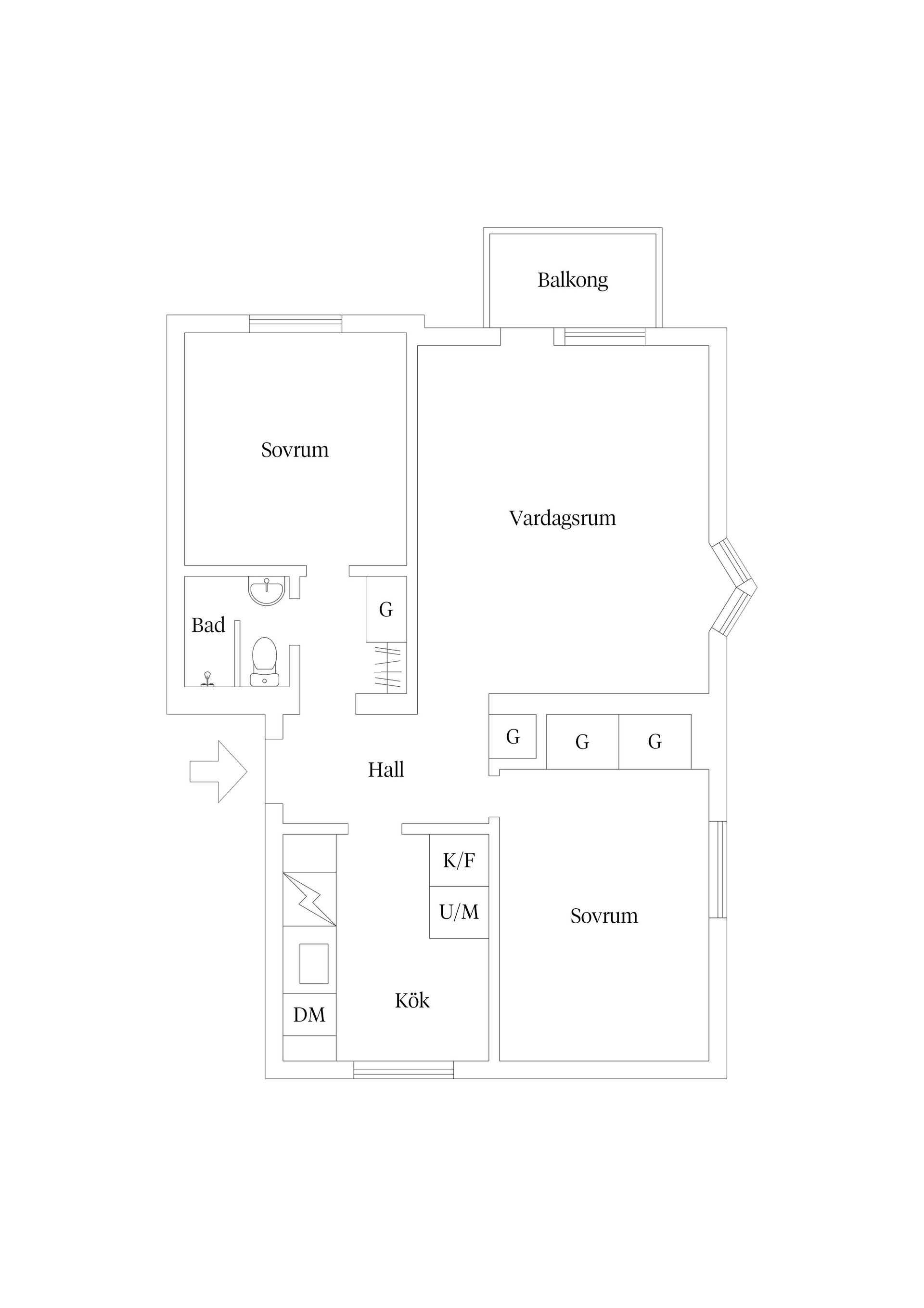 Bostadsrätt, Tegelviksvägen 7F, Tegelviken, Kalmar
