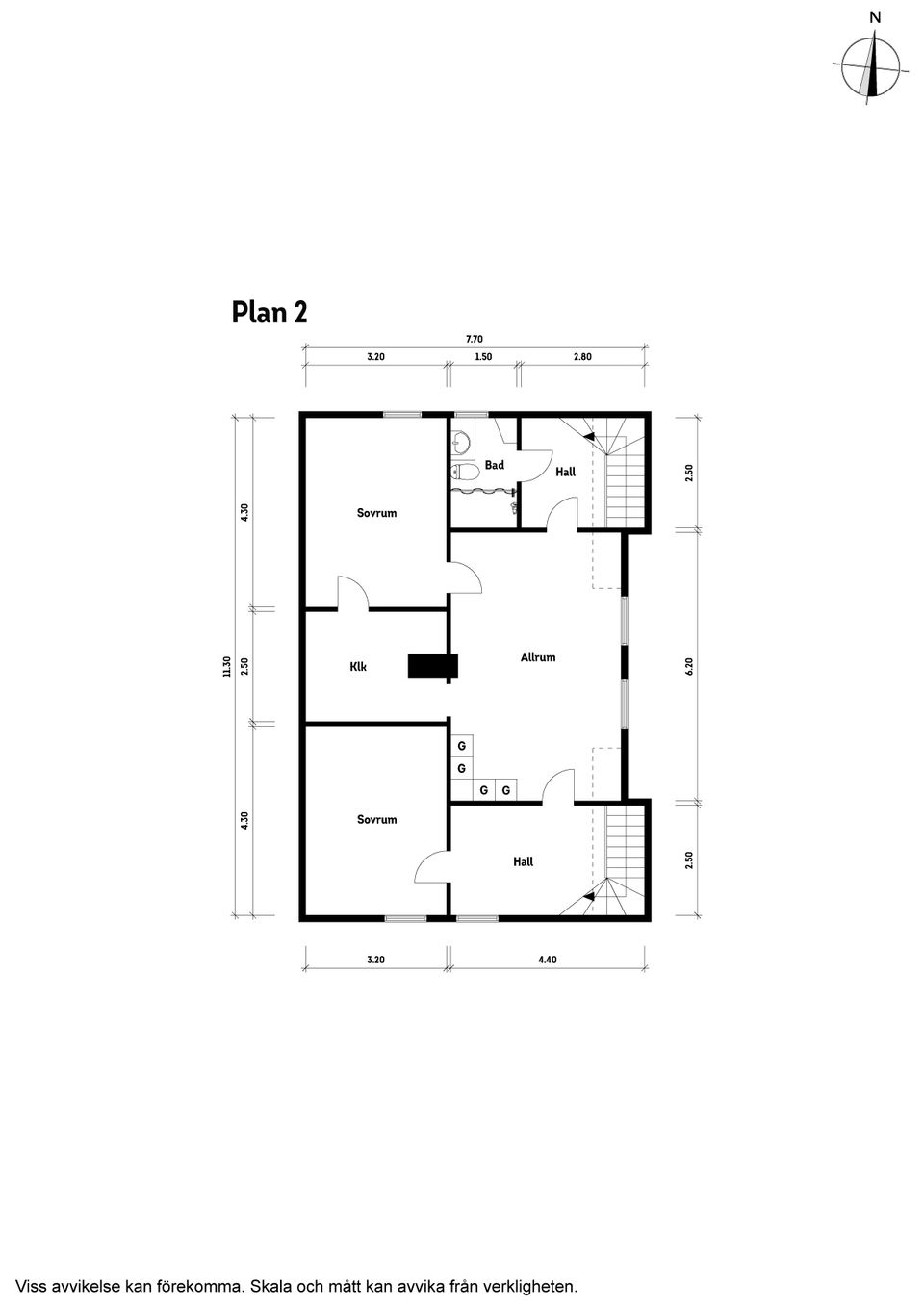 Villa, Krikavägen 5, Pappersbruket, Klippan
