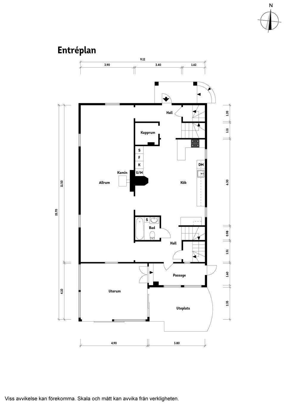 Villa, Krikavägen 5, Pappersbruket, Klippan
