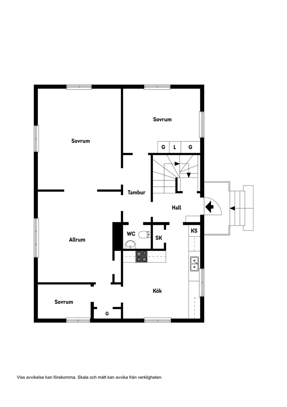 Villa, Skolvägen 3, Pajala