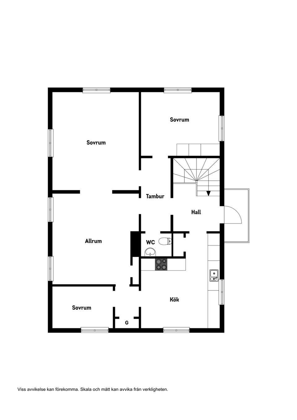 Villa, Skolvägen 3, Pajala
