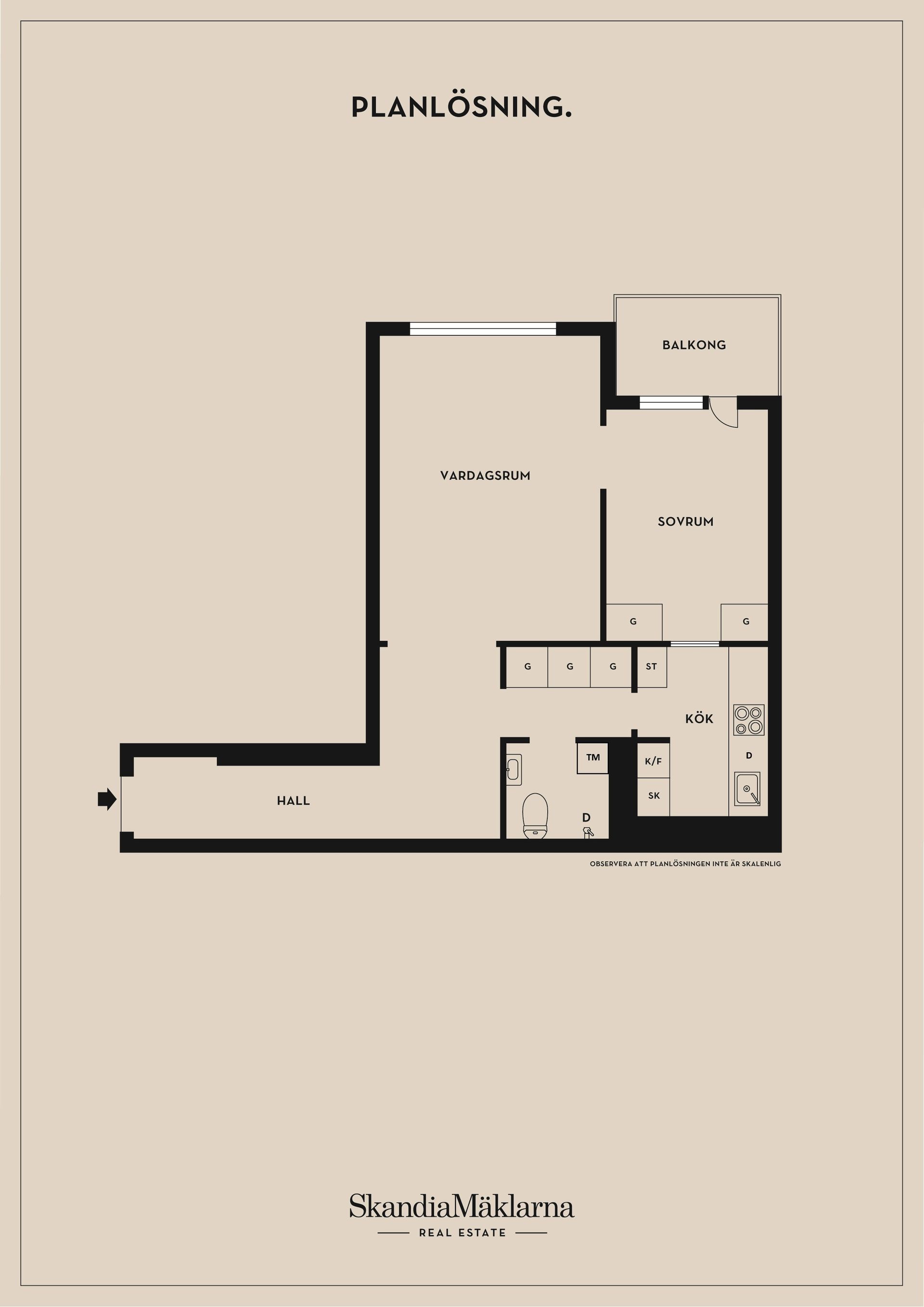 Bostadsrätt, Skeppargatan 75, 2tr, Nedre Gärdet - Östermalm, Stockholm