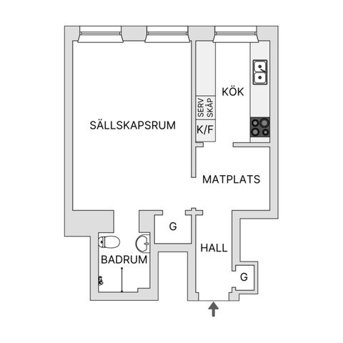 Bostadsrätt, Åsögatan 190, Södermalm - SoFo, Stockholm