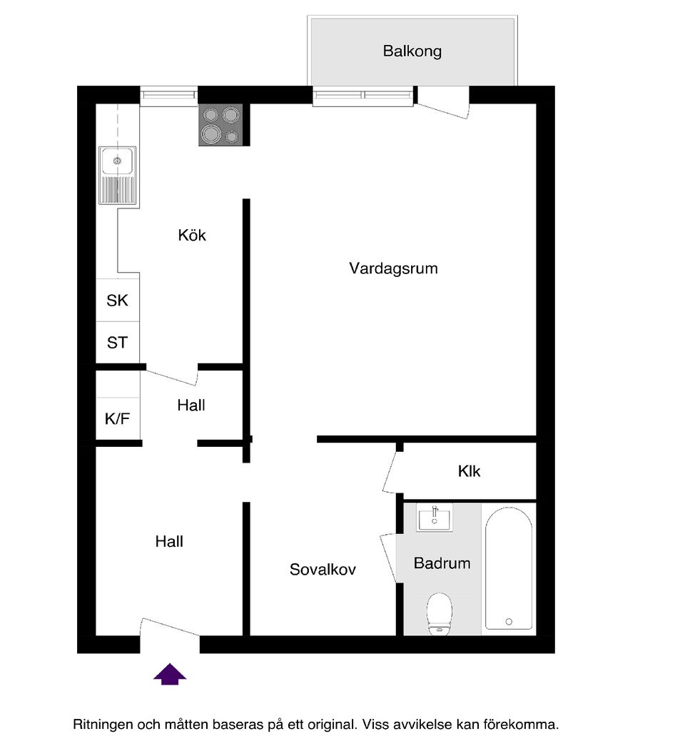 Bostadsrätt, Wallingatan 14B, Luthagen, Uppsala