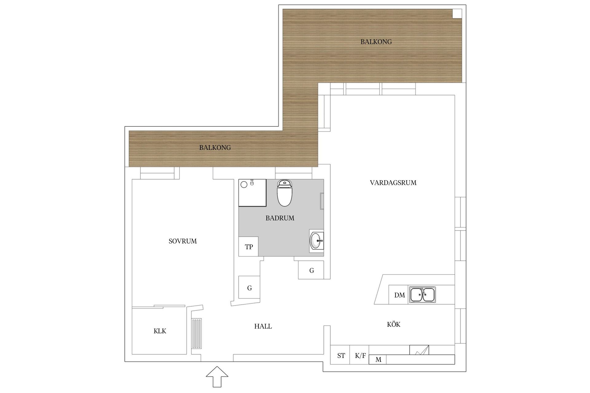 Bostadsrätt, Sjöbågen 4A, Välle Broar, Växjö