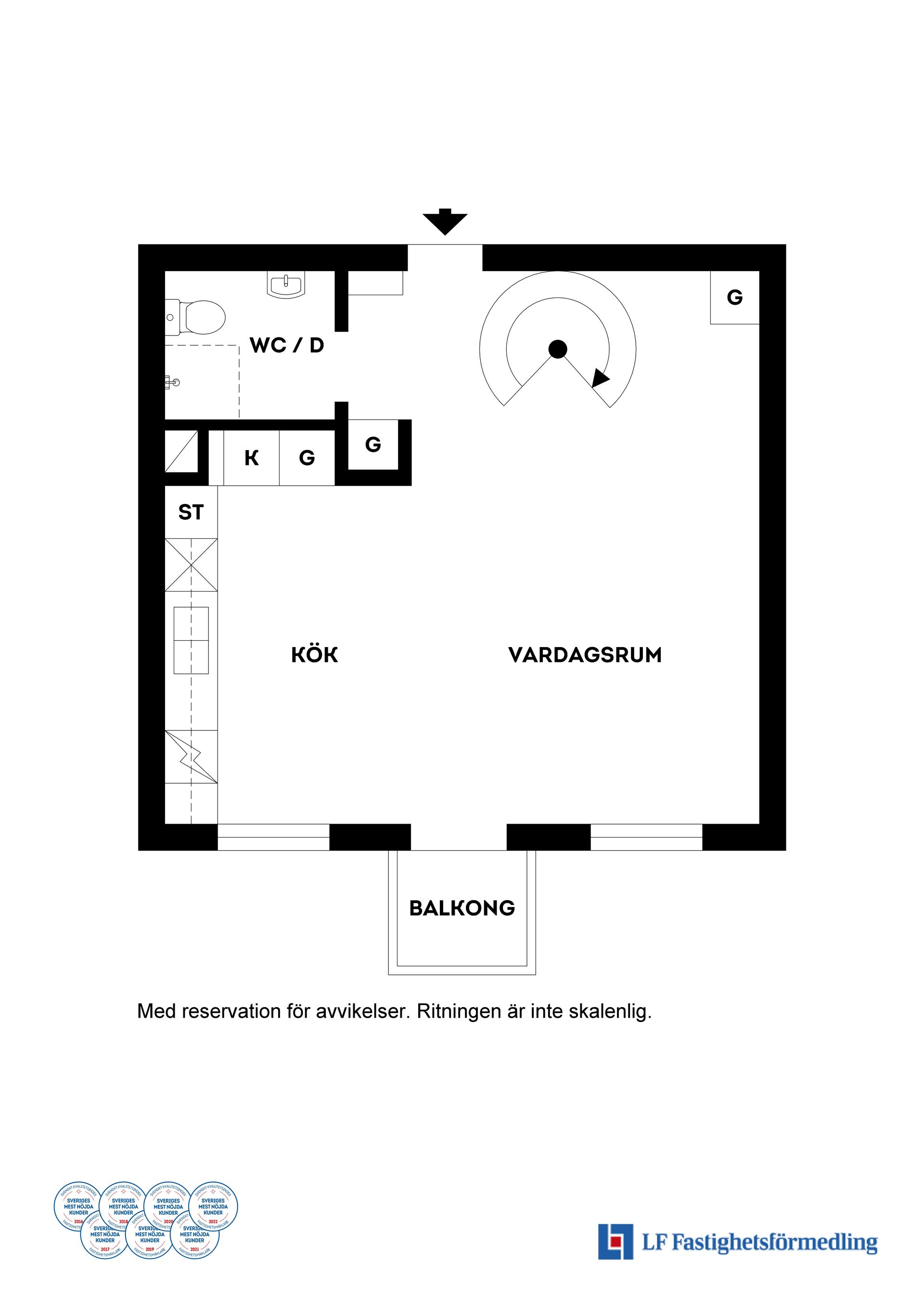 Bostadsrätt, Lundagatan 1 C, Västra Skogen, Solna