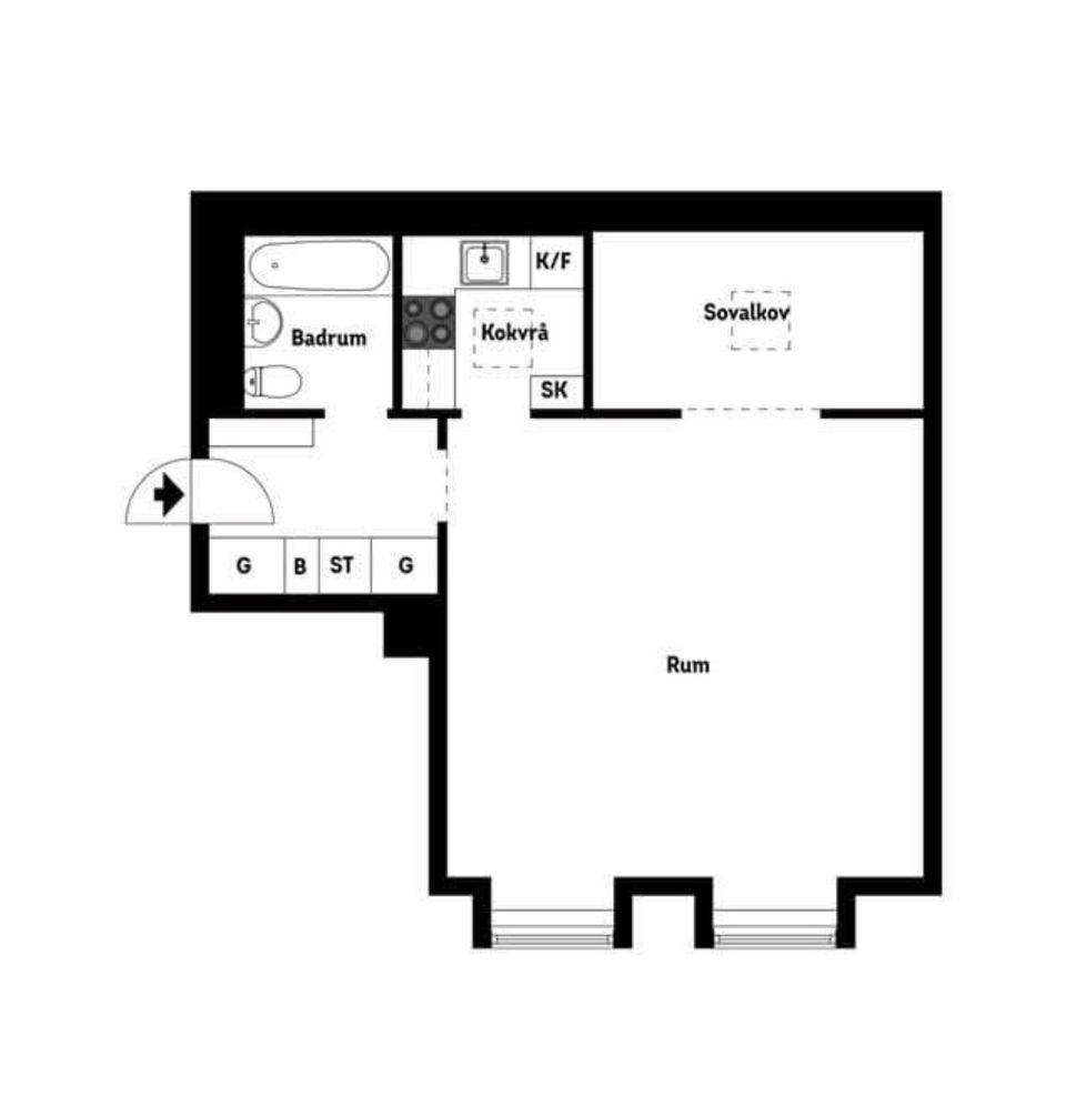 Bostadsrätt, Parkgatan 17B, Nässjö