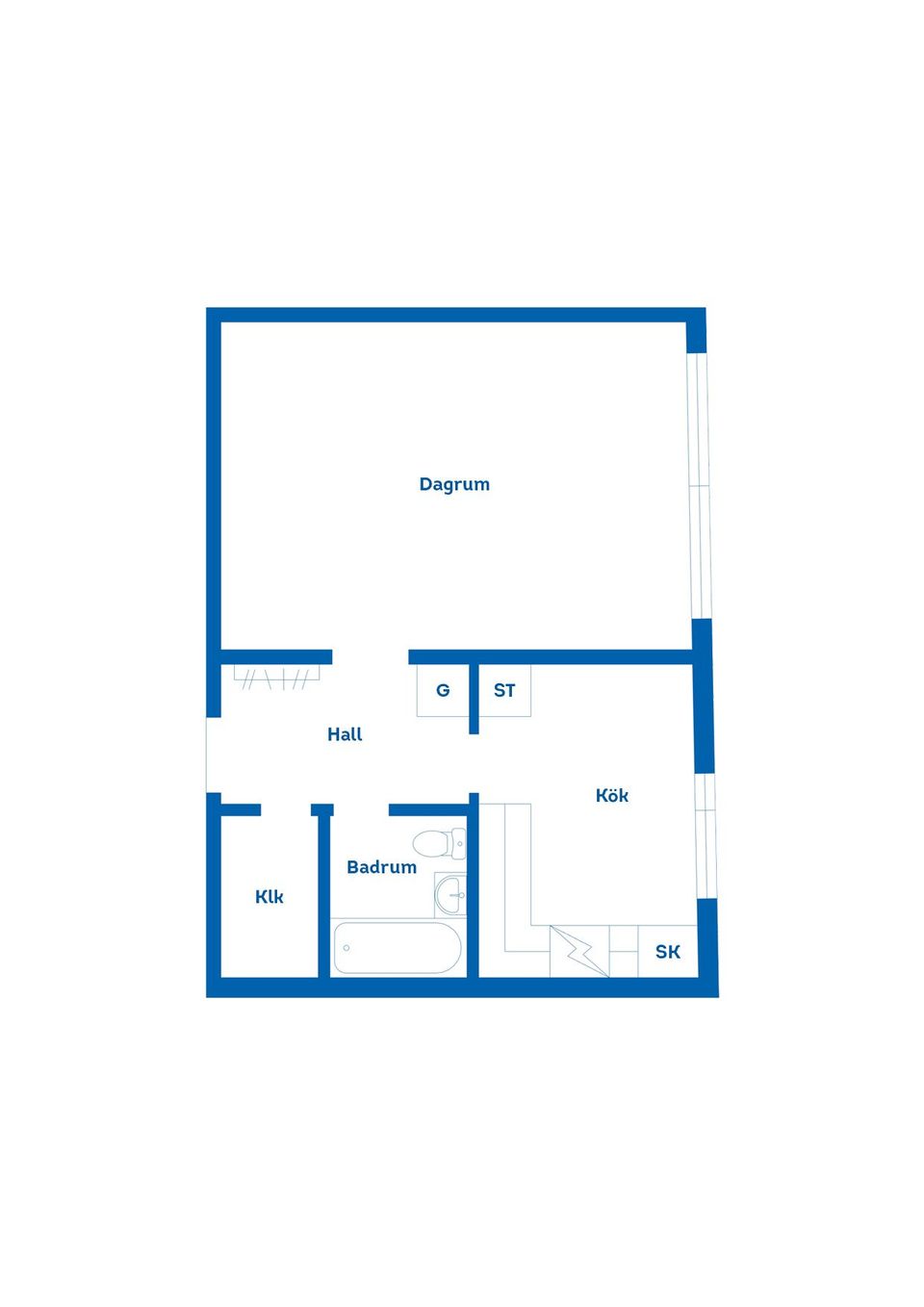 Bostadsrätt, ARKLIMÄSTAREGATAN 24, Trossö, Karlskrona