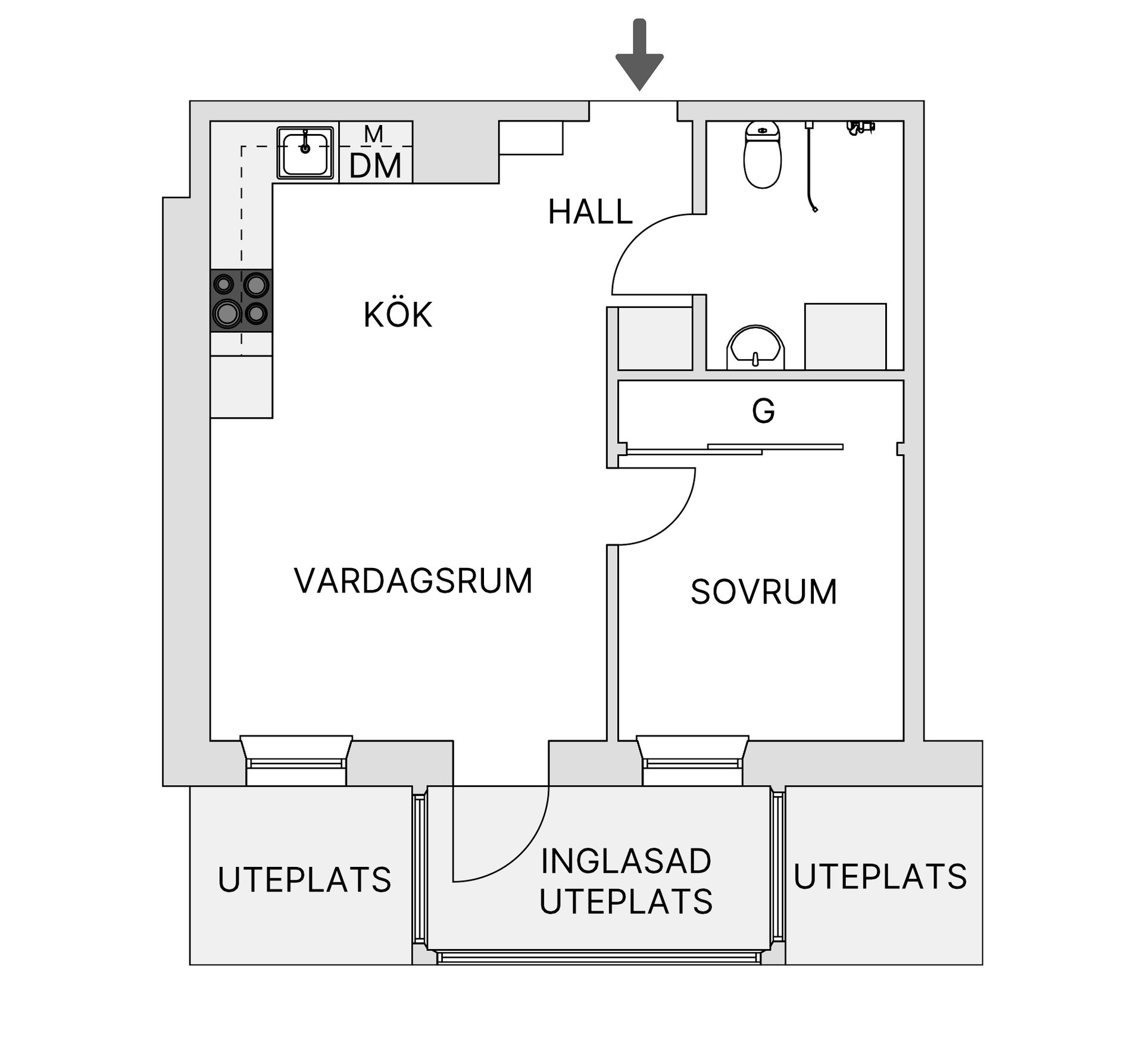 Bostadsrätt, Vattenkvarnsgatan 3, Jakobsberg, Järfälla