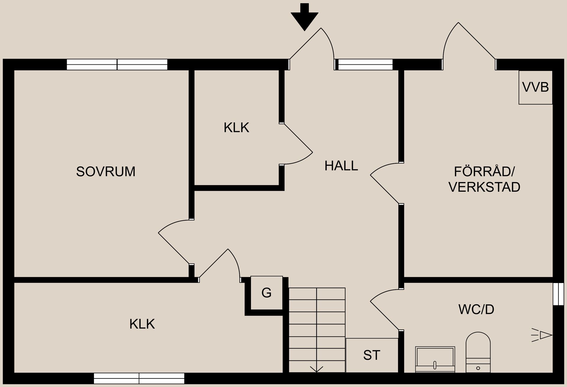 Radhus, Hjortvägen 1, Hårstorp, Finspång
