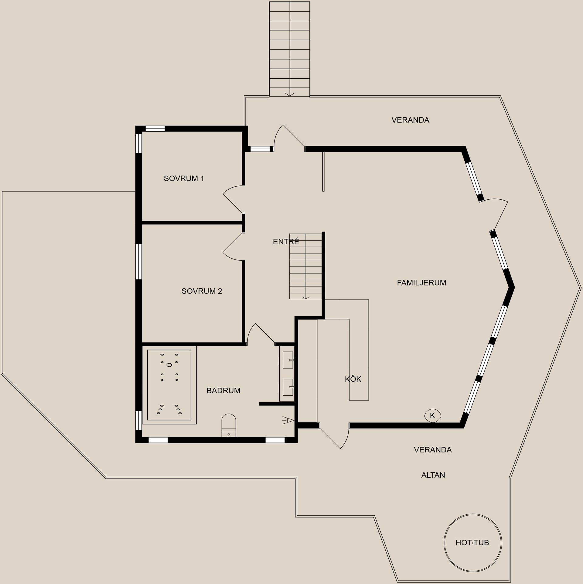 Villa, Husby Slottsvägen 75, Söderköping