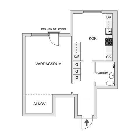Bostadsrätt, Lindormsgatan 25, Sjöbo, Borås