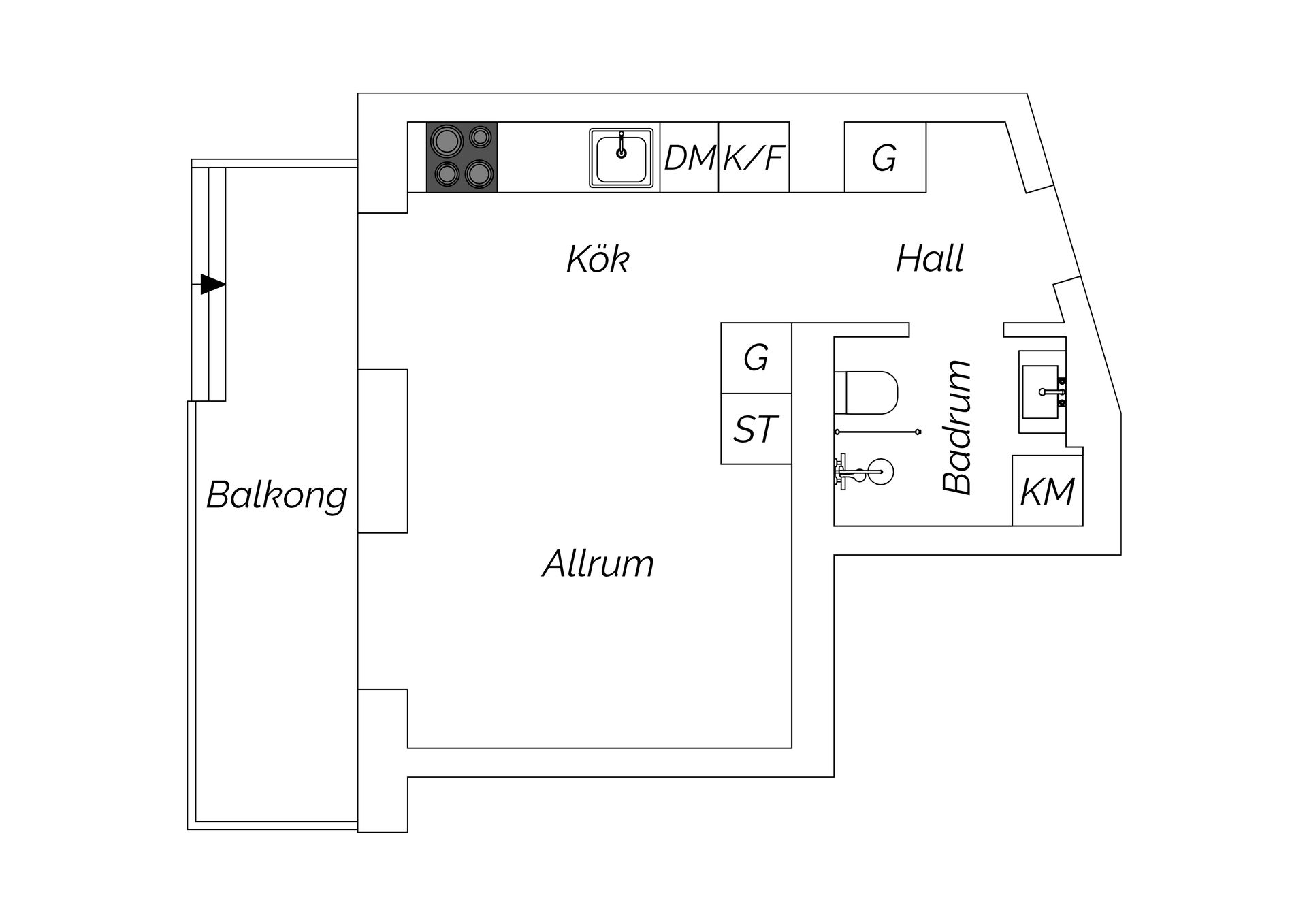Bostadsrätt, Maria skolgata 93, vån 6, Zinkensdamm, Stockholm
