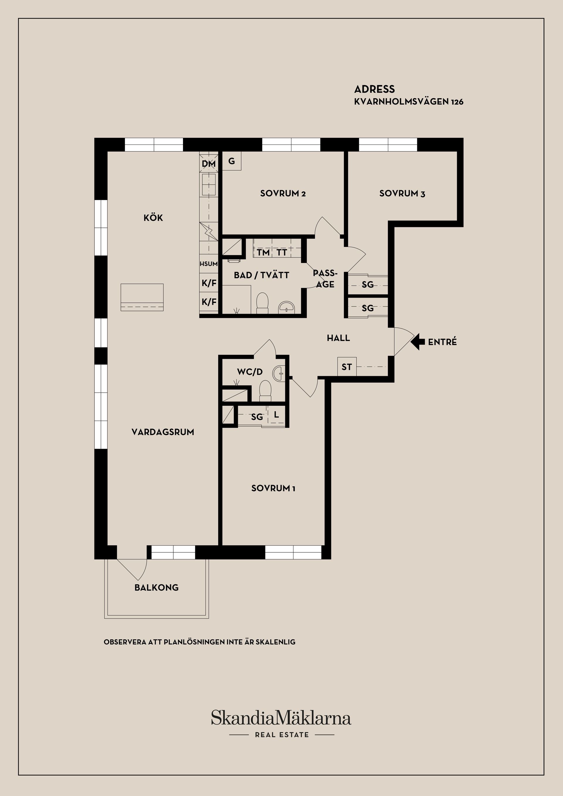 Bostadsrätt, Kvarnholmsvägen 126, Kvarnholmen, Nacka