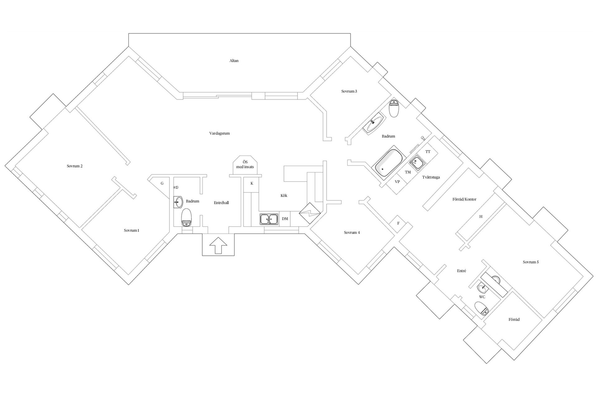 Villa, Kullevägen 23, Södra Näs, Varberg