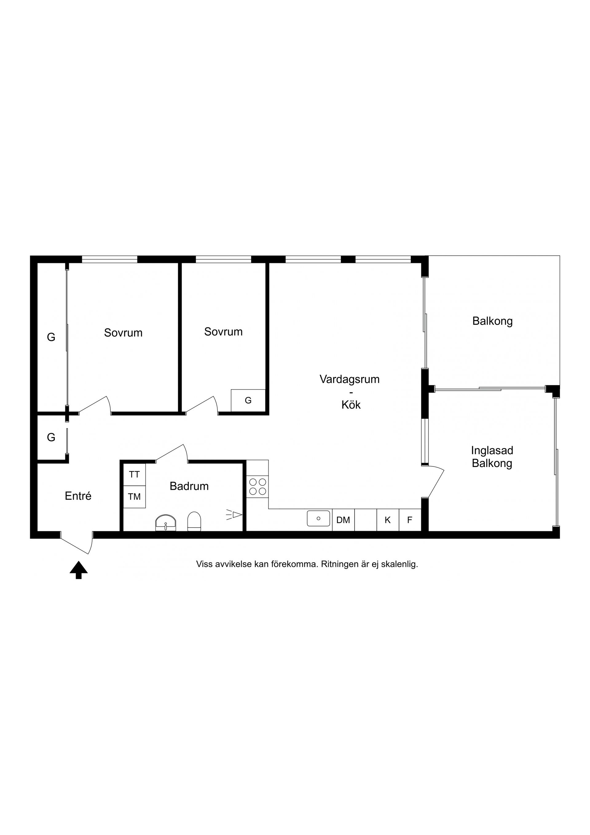 Bostadsrätt, Vallinsvägen 34 D LGH 1103, Träslöv, Varberg
