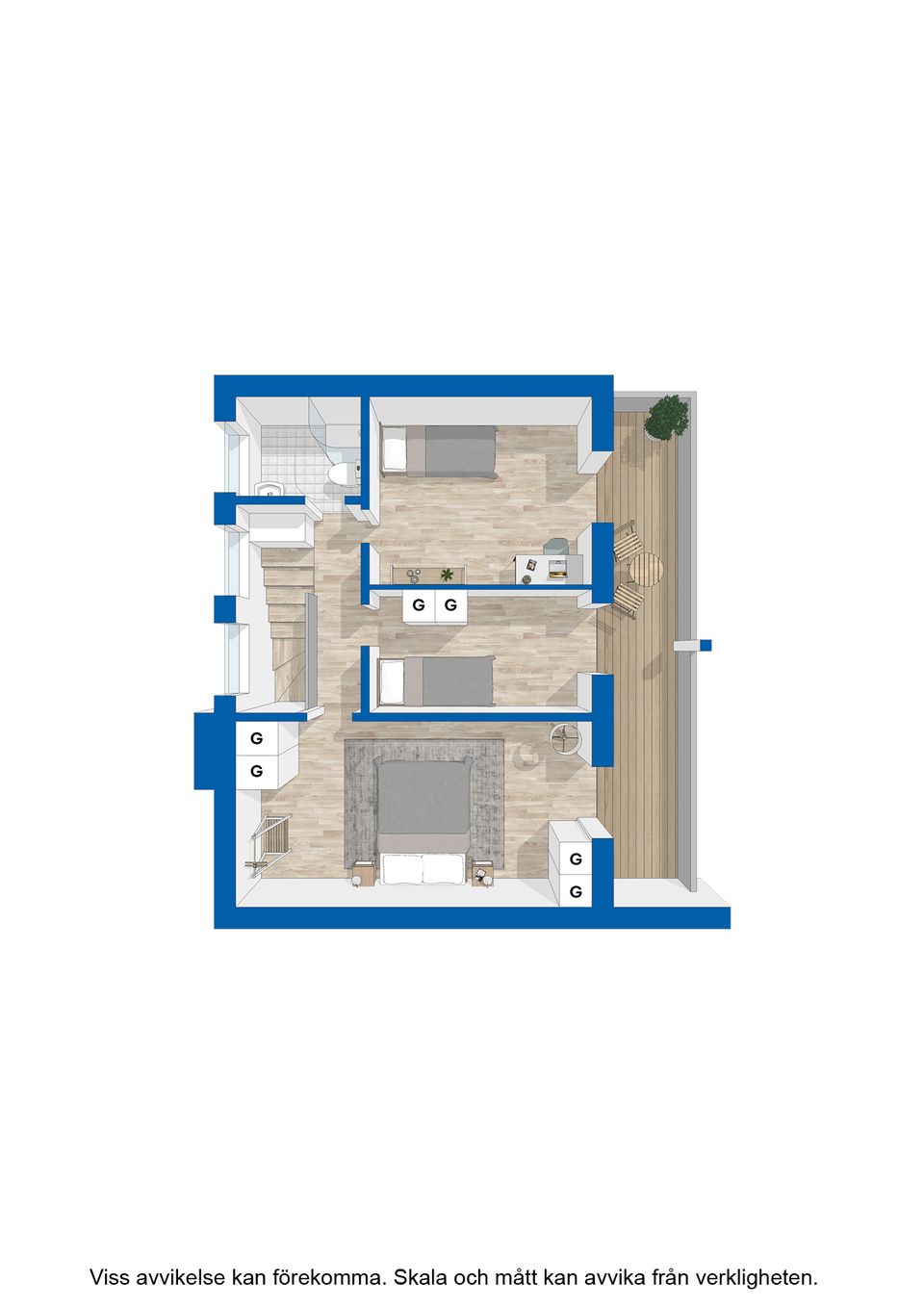 Villa, Radhus, Bergslagsvägen 63C, Älvnäs, Avesta