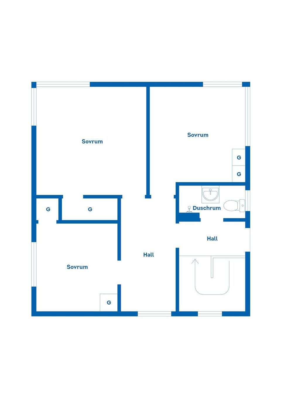 Villa, Doppvägen 8, Vittsjö, Hässleholm