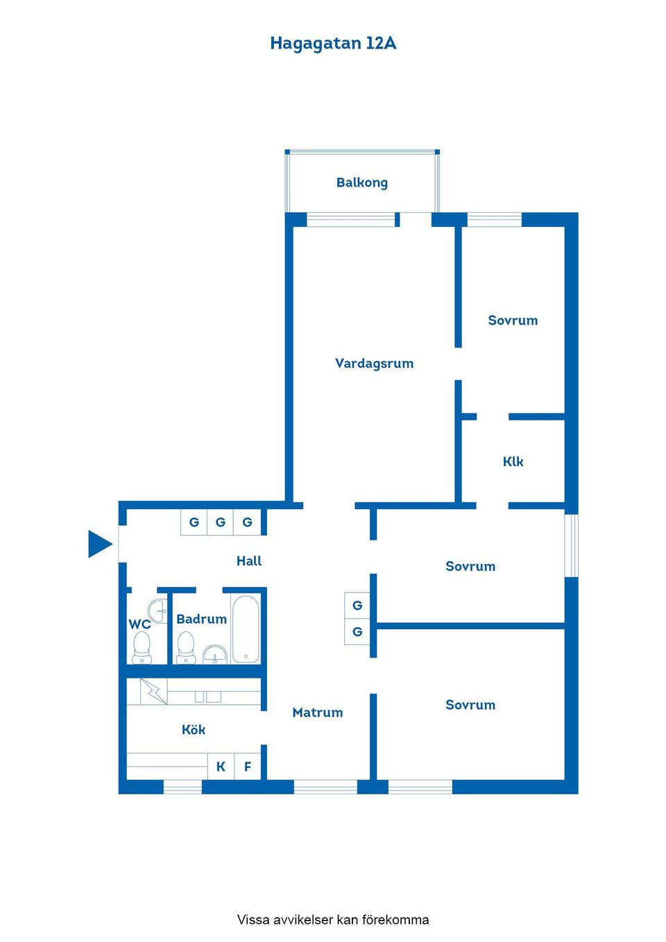 Bostadsrätt, Hagagatan 12A, Haga, Norrköping