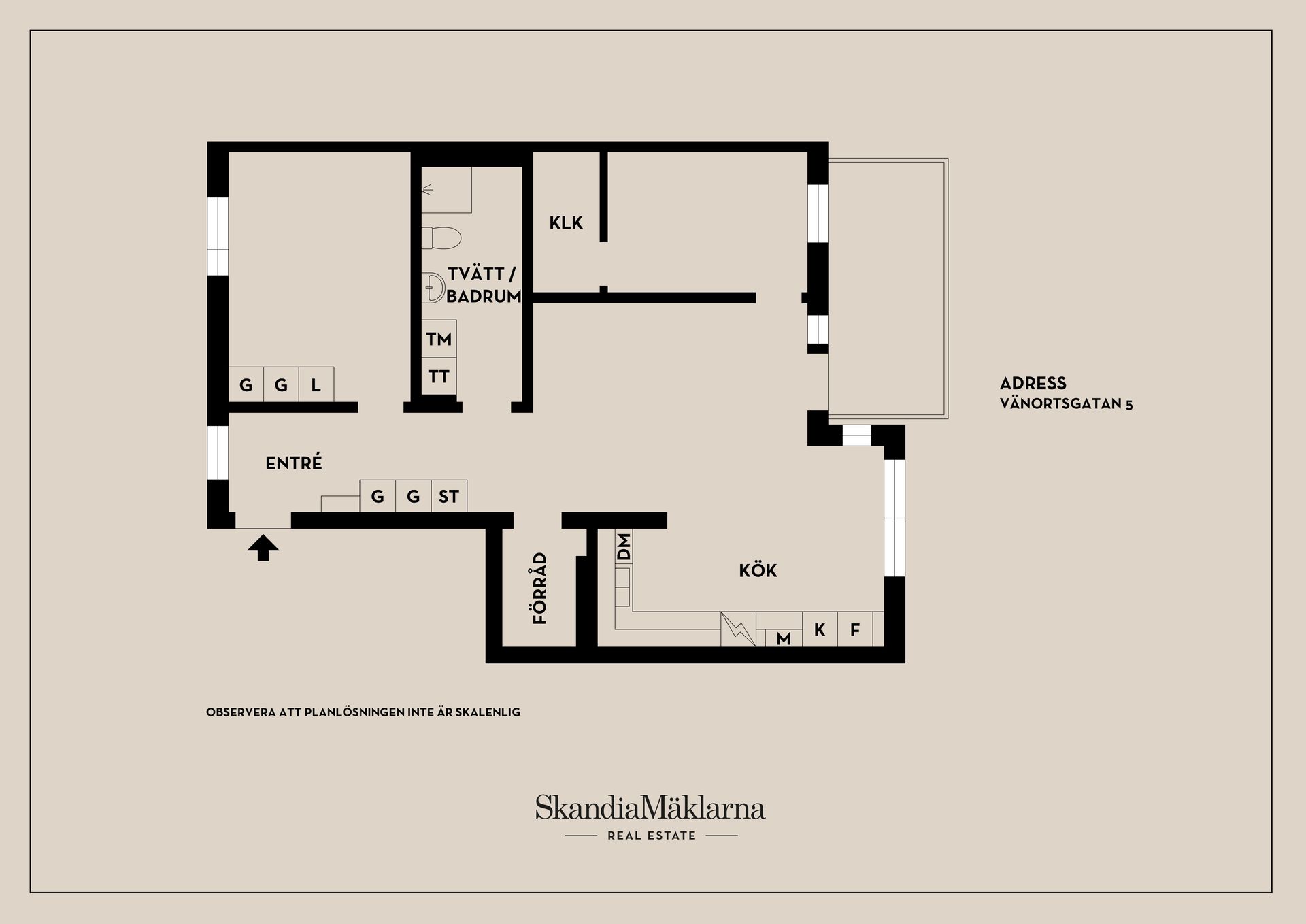 Bostadsrätt, Vänortsgatan 5, Lillhamra, Västerås