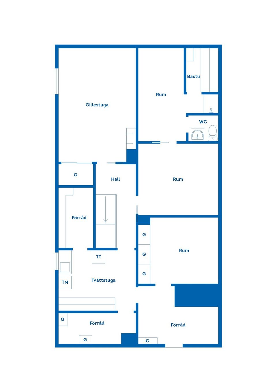 Villa, Björkgatan 14, Ljusdal, Centralt, Ljusdal