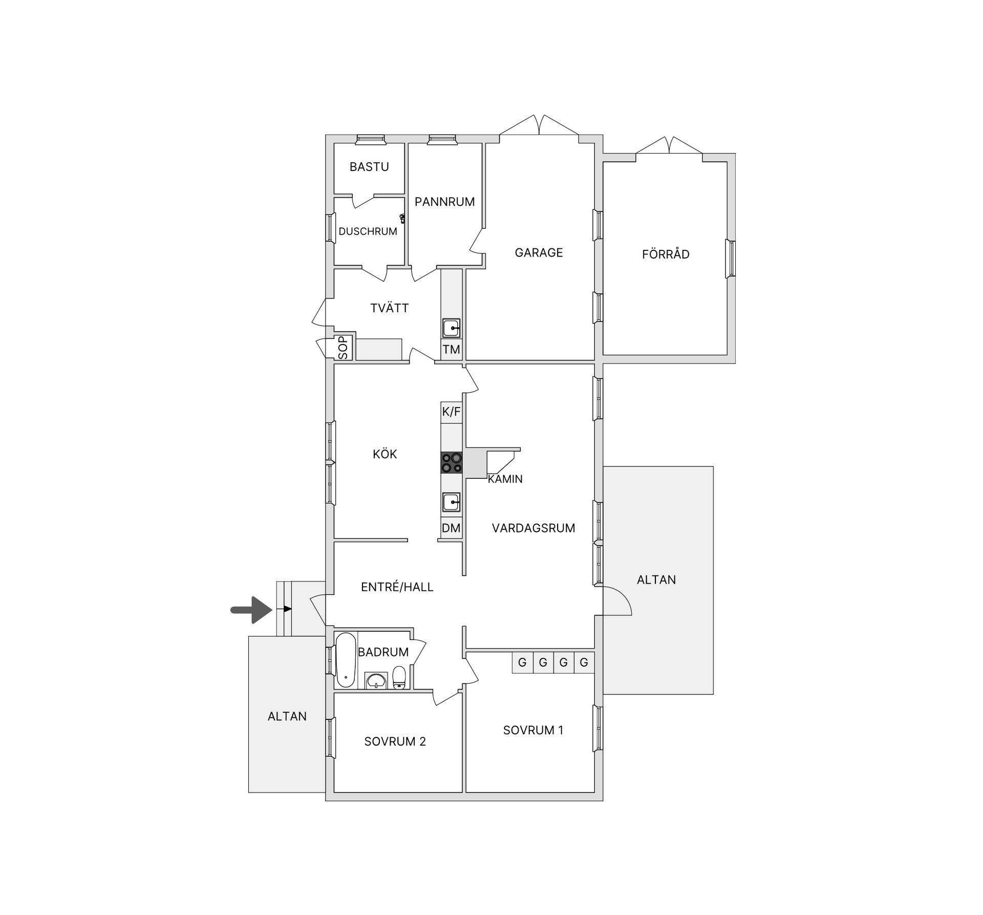 Villa, Timmervägen 19, Kalix-Nyborg, Kalix