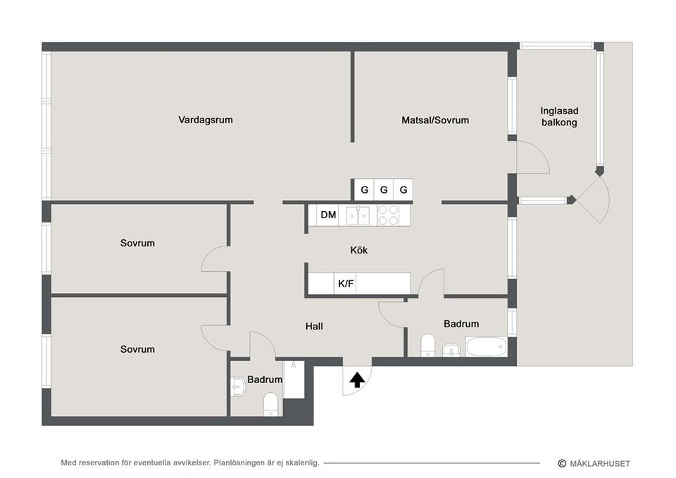 Bostadsrätt, Södra Hunnetorpsvägen 46c, Adolfsberg, Helsingborg