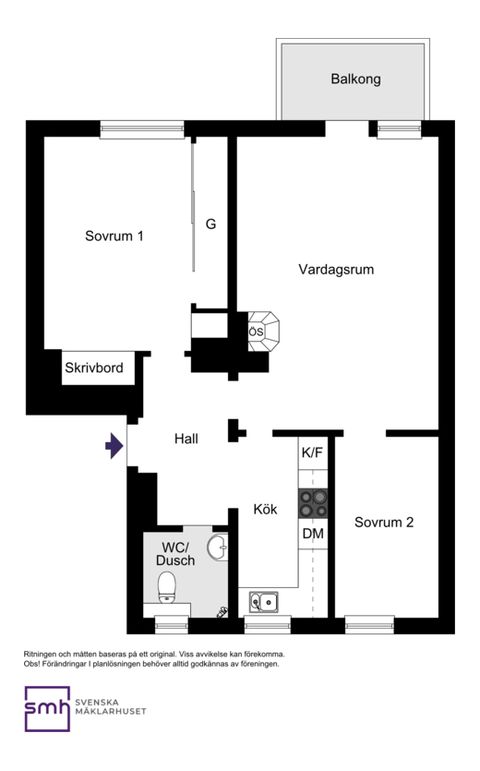 Bostadsrätt, Hallebergsvägen 20, Bromma / Traneberg, Stockholm