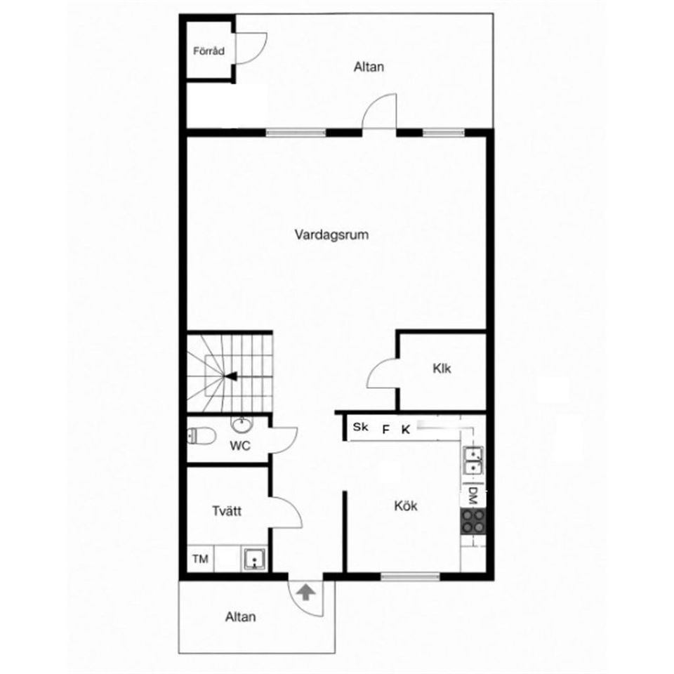 Radhus, Furuvägen 120, Hälletorp, Härnösand