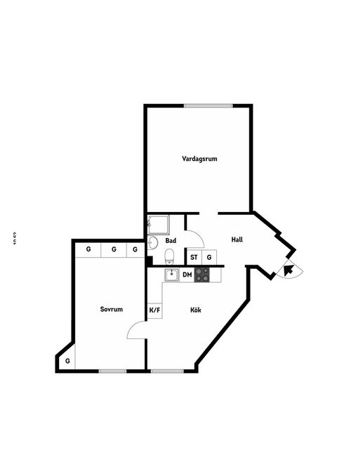 Bostadsrätt, Krokslättsgatan 8B, Krokslätt, Mölndal