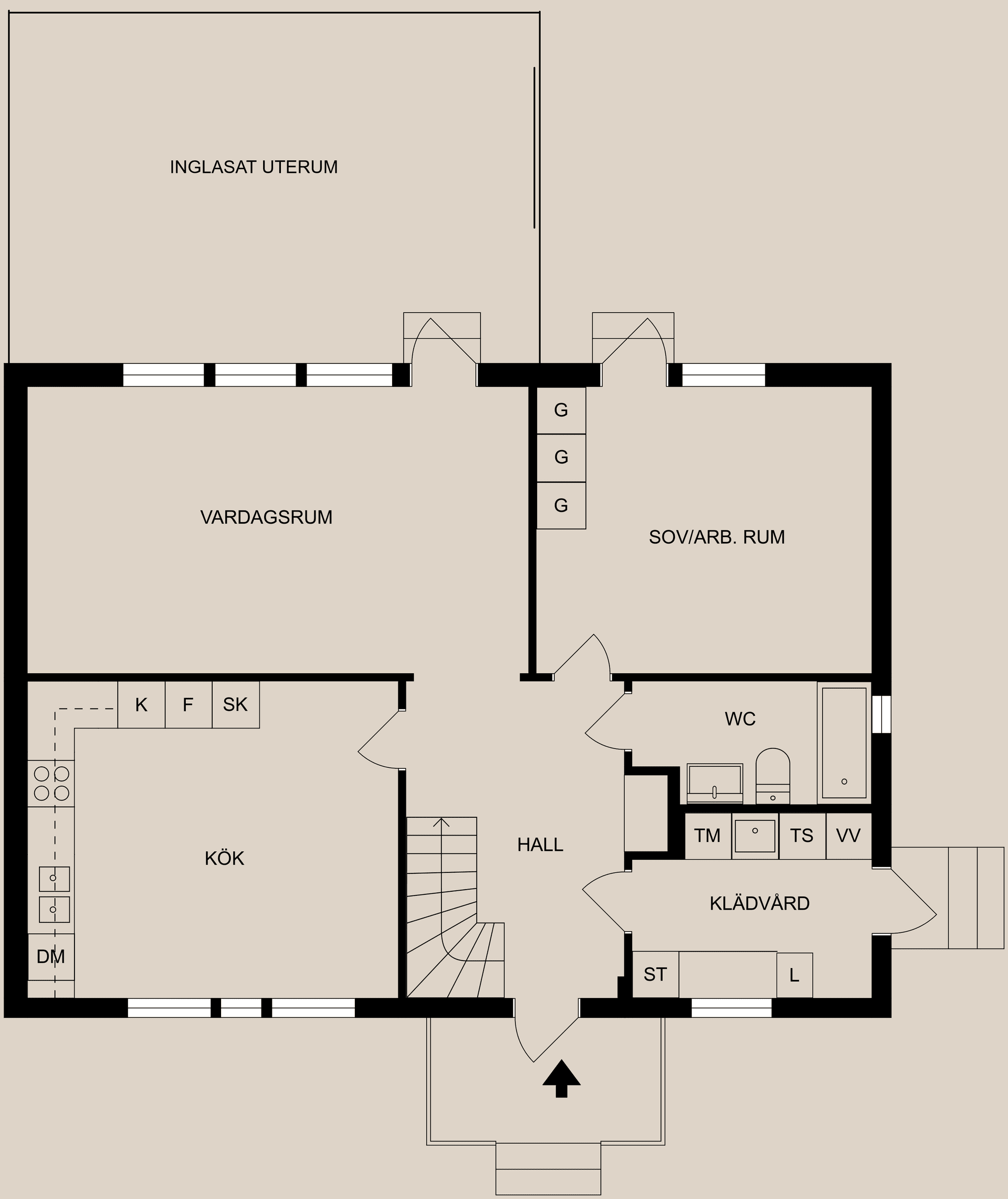 Villa, Domherrestigen 18, Nedre Svärtinge, Norrköping