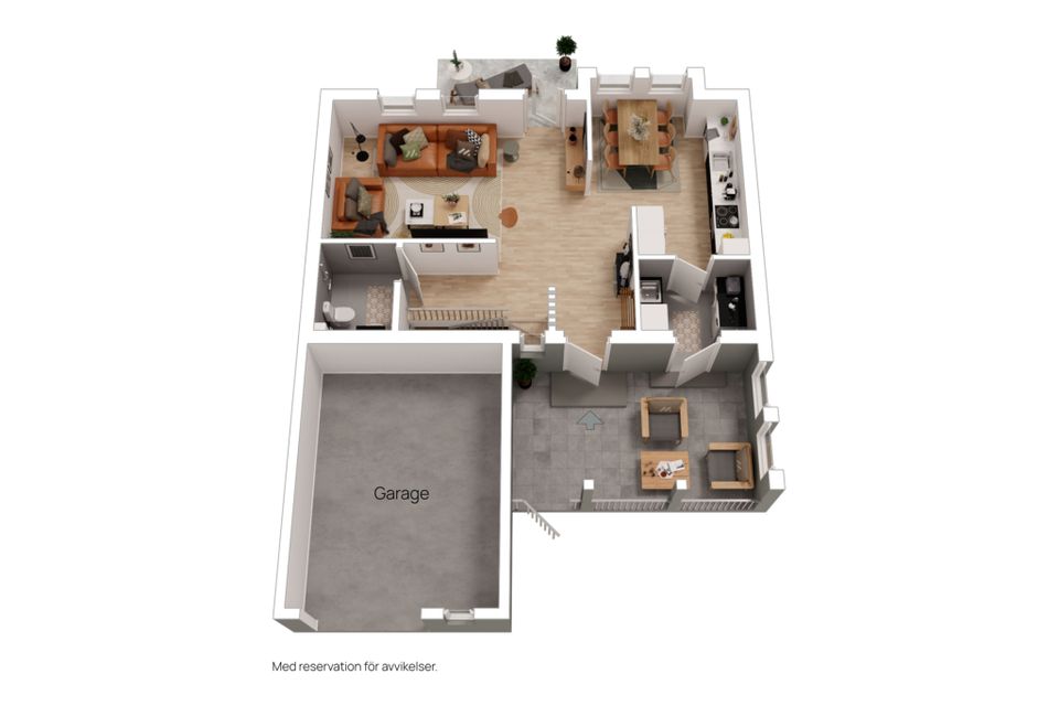 Radhus, Karlsborgsvägen 23, Märsta - Sundveda, Sigtuna