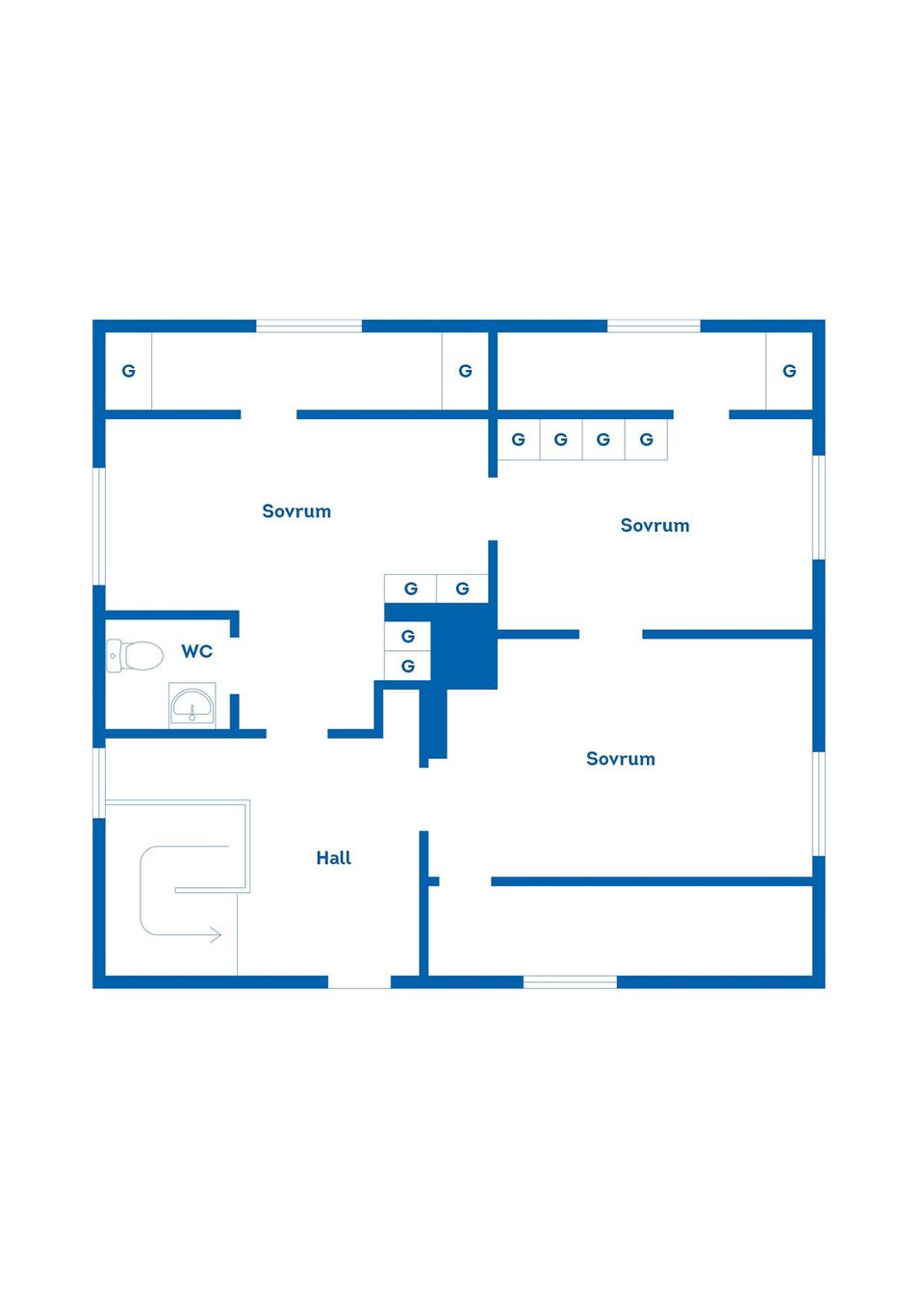 Villa, Hamravägen 157, Los, Hamra, Ljusdal