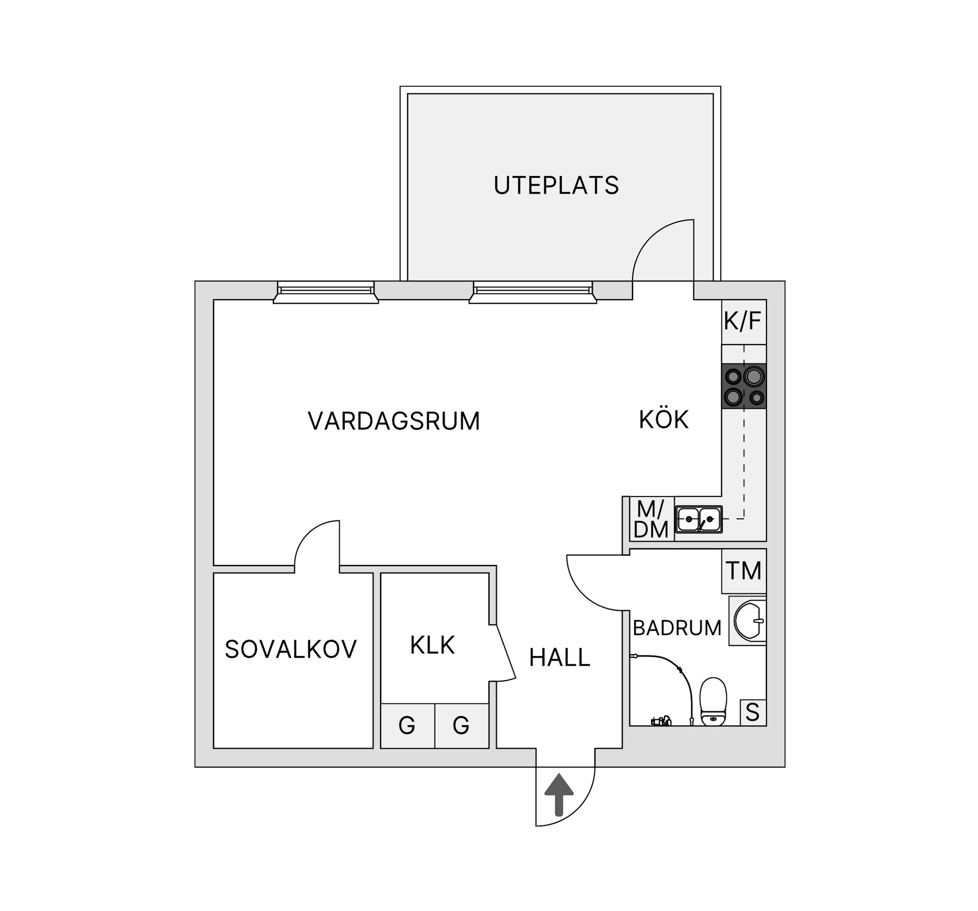 Bostadsrätt, Kvillegatan 1, Centrala Hisingen Porslinsfabriken, Göteborg