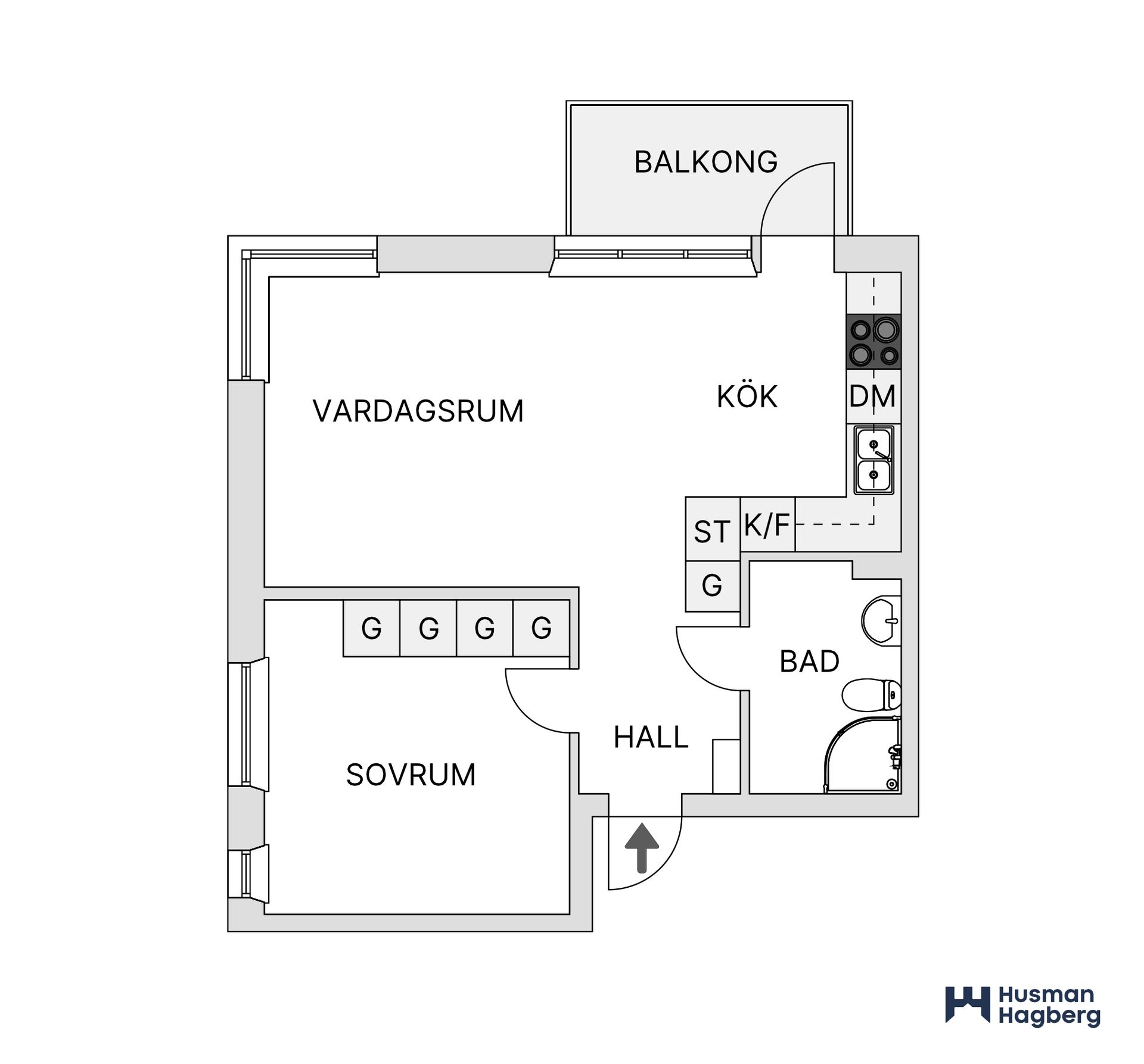Bostadsrätt, Älvans väg 25, Tomtebo, Umeå