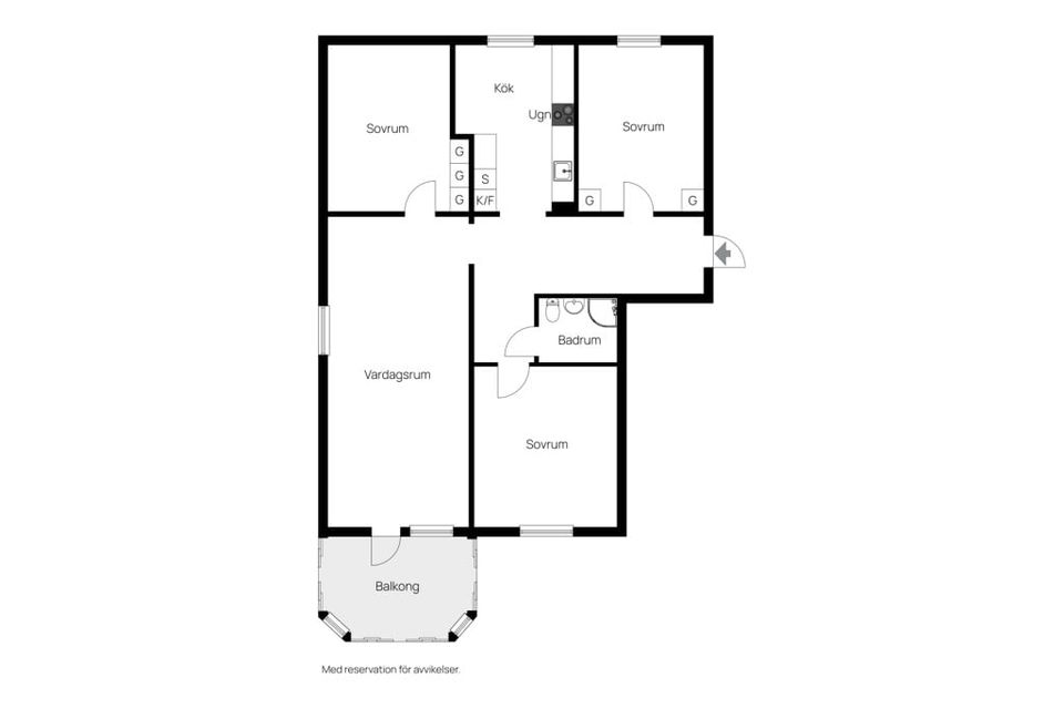 Bostadsrätt, Karlsgatan 23 B lgh 1003, Centrum, Strömstad
