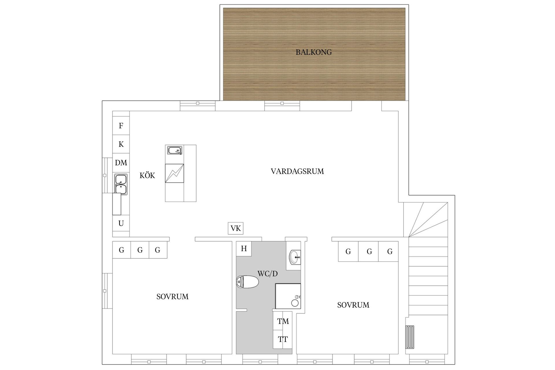 Bostadsrätt, Mossbergs väg 14B, Västra Bodarna, Alingsås