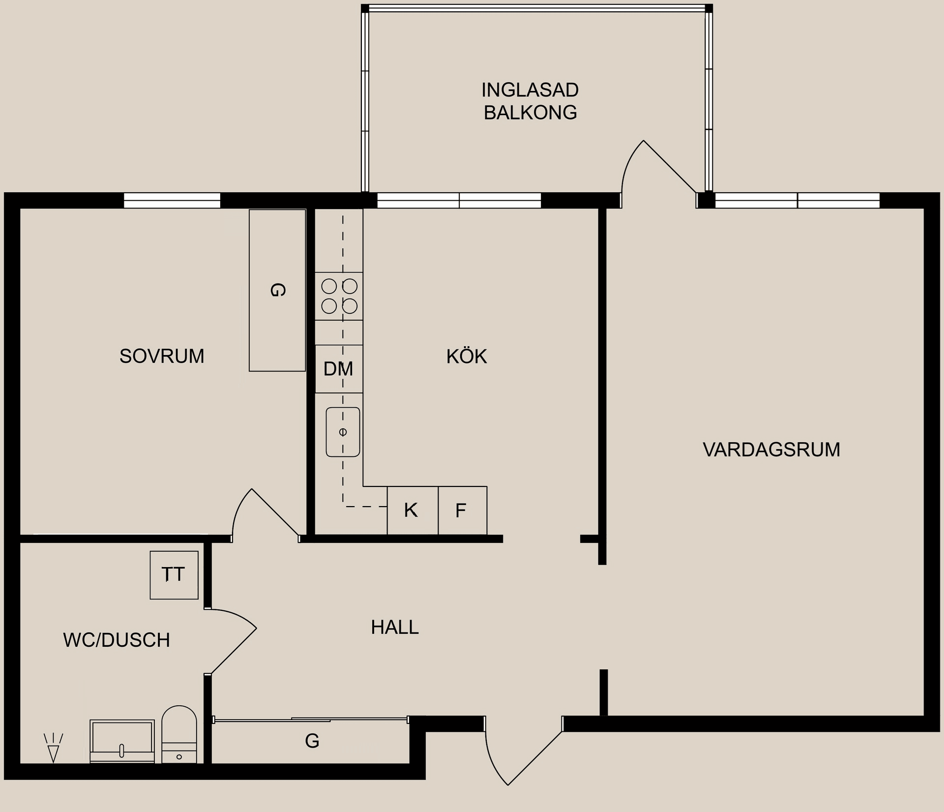 Bostadsrätt, Tunnbindaregatan 45, Centralt, Norr, Norrköping