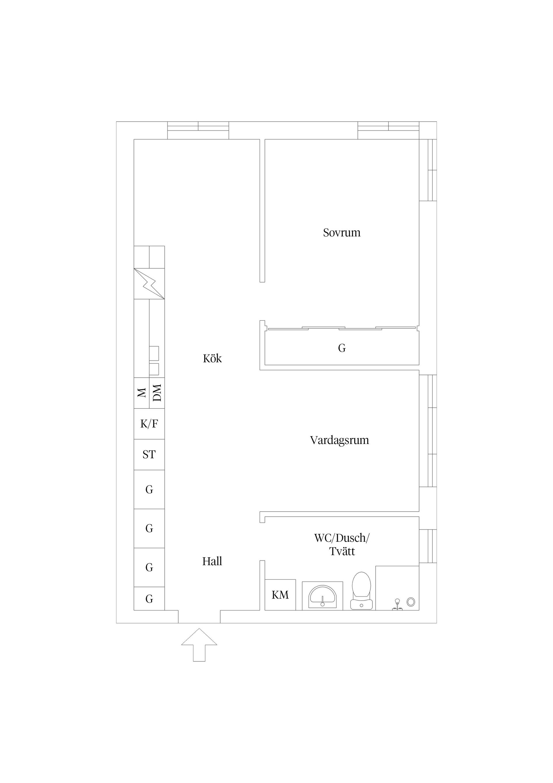 Bostadsrätt, Linnégatan 3E, Esplanaden, Kalmar