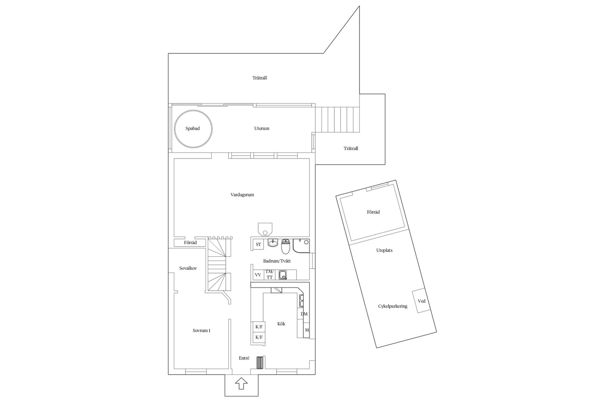 Villa, Björktrastvägen 18, Högstorp, Växjö